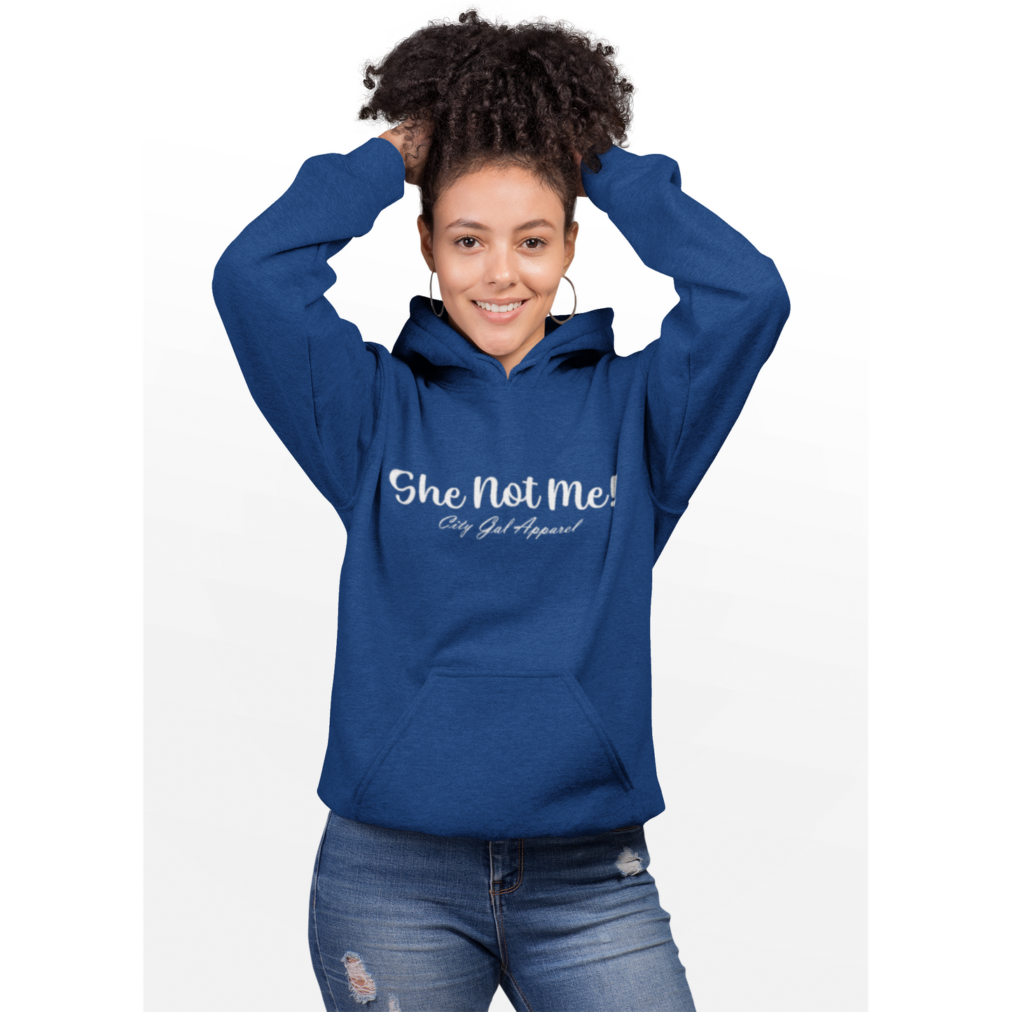 She Not Me Hoodie